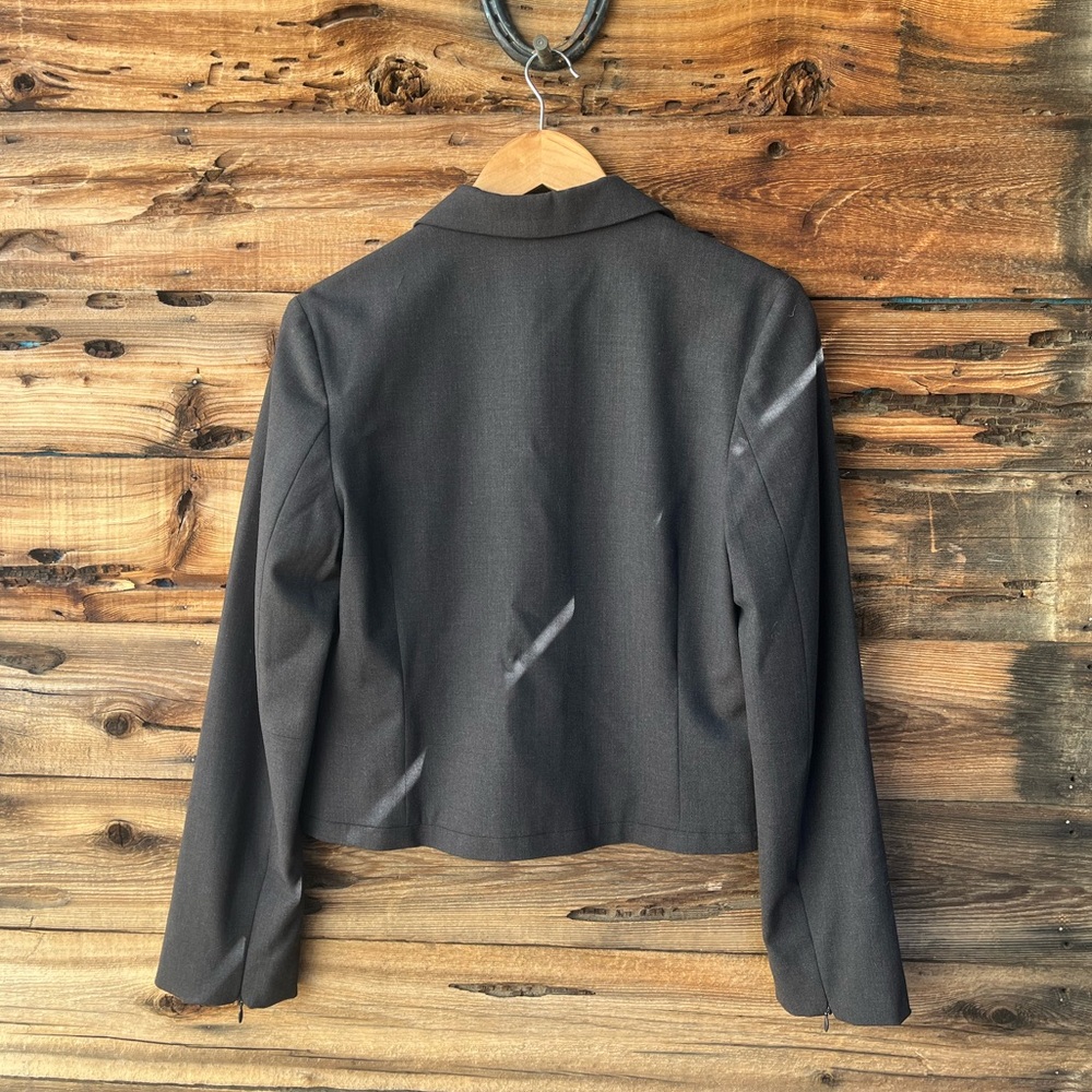 BANANA REPUBLIC | NWT Women’s Black Wool Cropped Blazer Jacket M - Picture 5 of 5